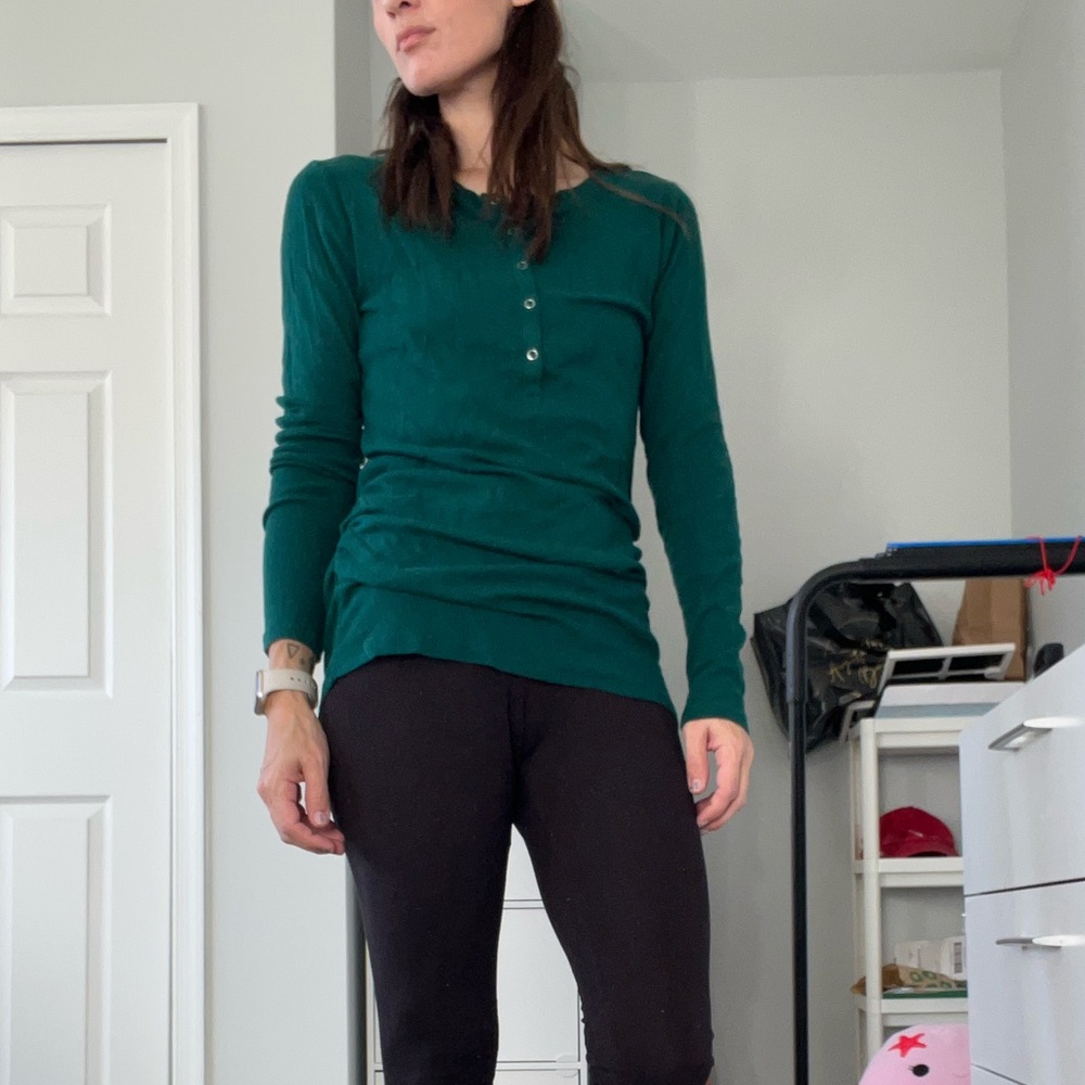 Gap Love sm maternity long sleeve spandex/cotton/modal tshirt
